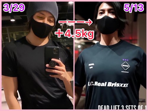＋4.5kg