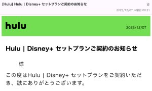 Huluディズニープラスセットプラン⤴︎